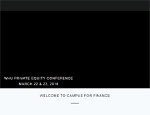 Tablet Screenshot of campus-for-finance.com